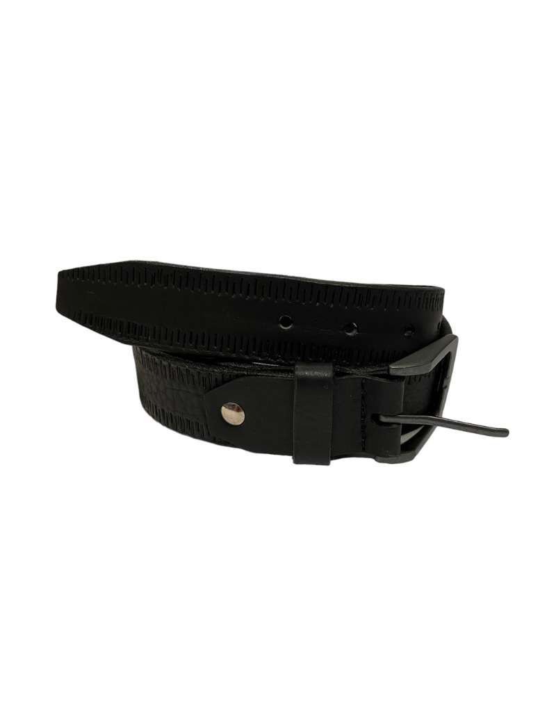 NATTORI EMBOSSED DASHES BELT