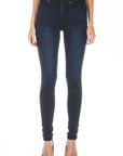 GWEN HIGH RISE SKINNY JEAN IN FALCON BLUE