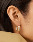 PUFFY U-LINK EARRING