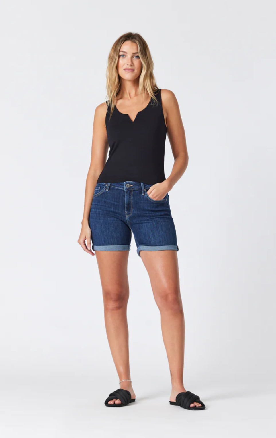PIXIE DEEP FEATHER BLUE SHORTS