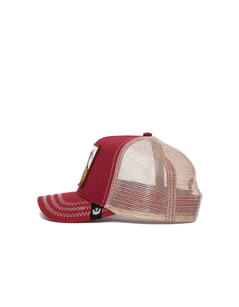 THE GOAT BALL CAP - Red Pattern