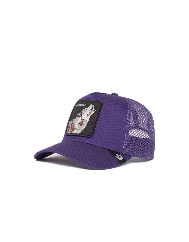 LONE WOLF BALL CAP - Med. Purple