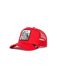 THE WHITE TIGER BALL CAP - Med. Red