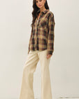 SUNSET PLAID FLANNEL SHIRT