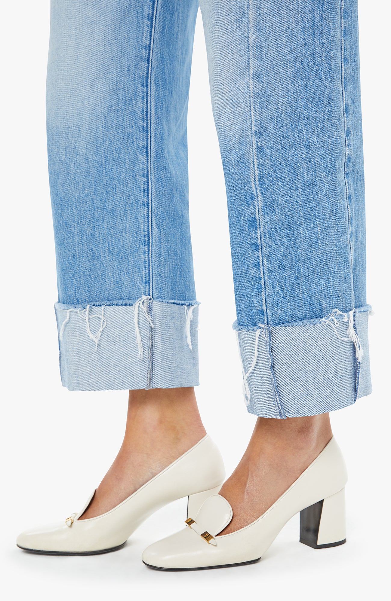 HALF-PIPE ANKLE CUFF FRAY IN LAST BITE