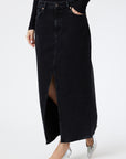 MILENA DARK SMOKE DENIM SKIRT