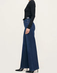 HEPBURN HIGH-RISE WIDE LEG IN MEDITERRANEAN