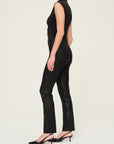 HALLE IN BLACK COATED