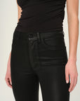 HALLE IN BLACK COATED