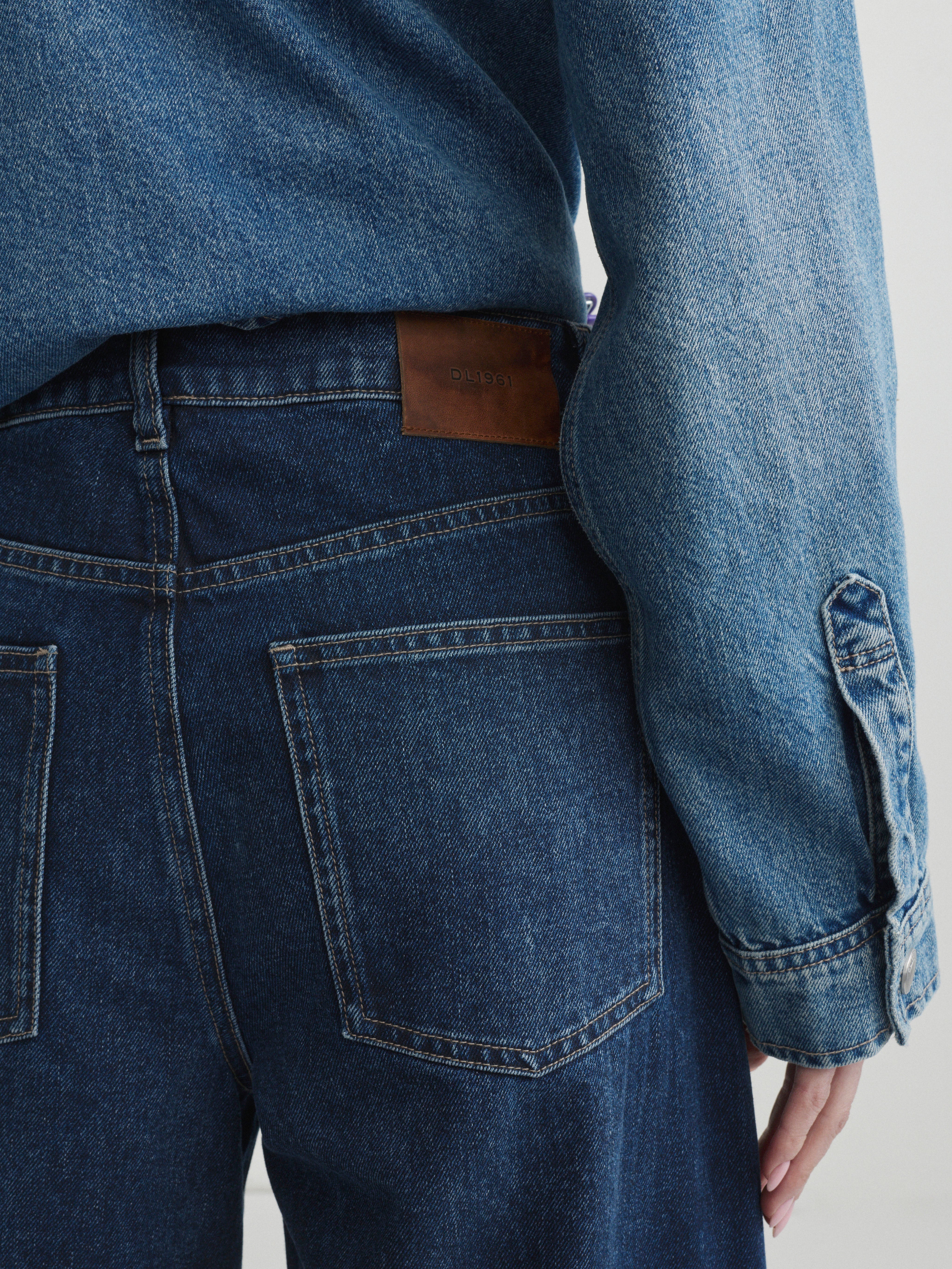 MIRO HIGH-RISE BARREL IN OXFORD BLUE