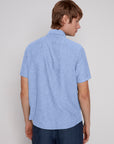 LINEN BLEND SHORT SLEEVE SHIRT