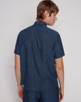 LINEN BLEND SHORT SLEEVE SHIRT