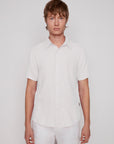 LINEN BLEND SHORT SLEEVE SHIRT