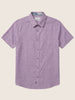 LINEN BLEND SHORT SLEEVE SHIRT