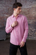 LINEN BLEND LONG SLEEVE SHIRT
