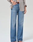 ANNINA TROUSER JEAN IN JETE 33"