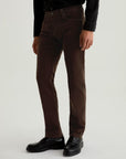 TELLIS CORDUROY MODERN SLIM IN RAW UMBER