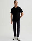 TELLIS MODERN SLIM SUEDED SATEEN IN NEW NAVY