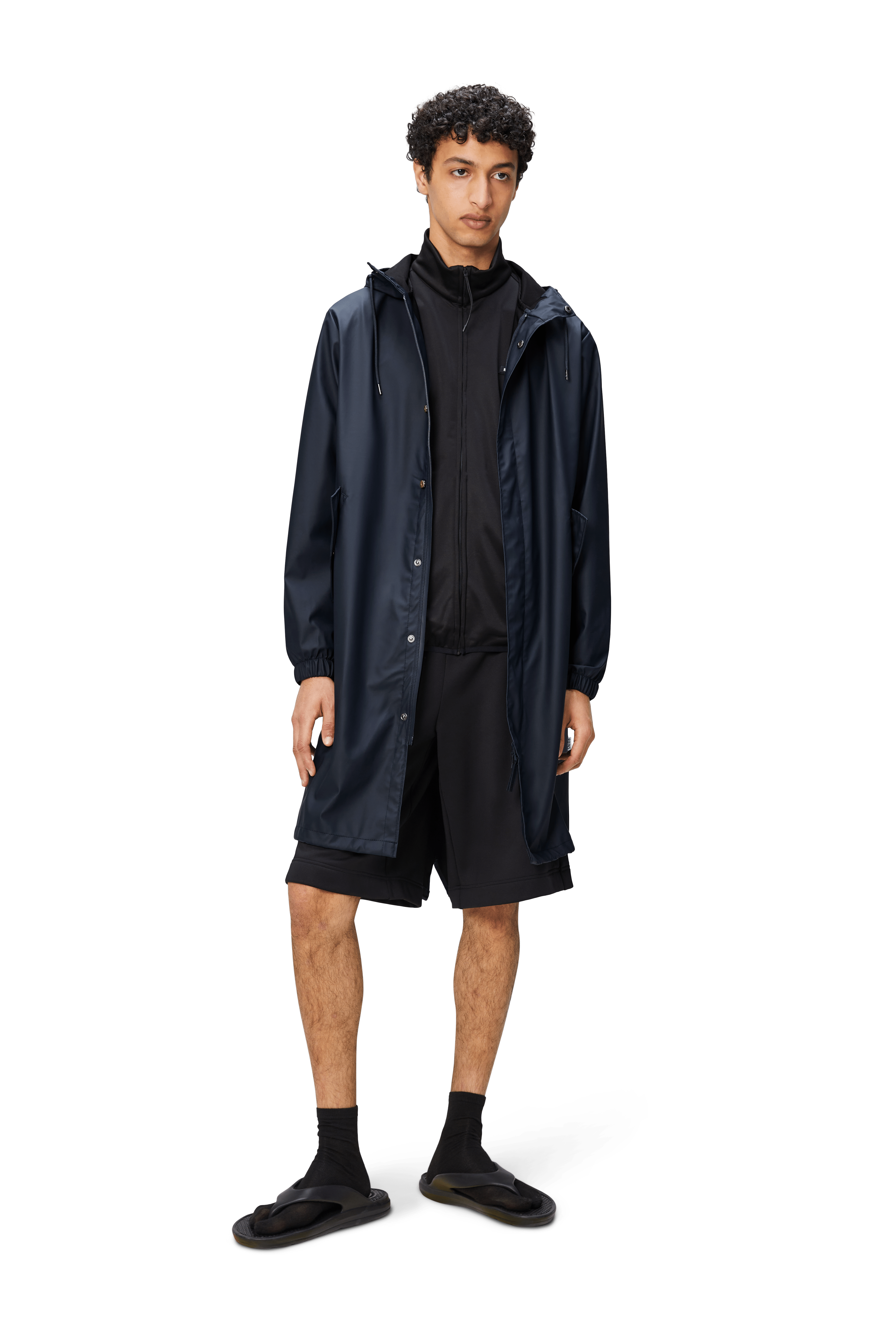 FISHTAIL PARKA W3 - NAVY