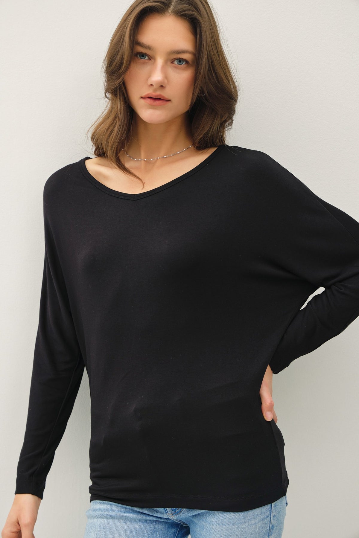MODAL DOLMAN SLEEVE TOP