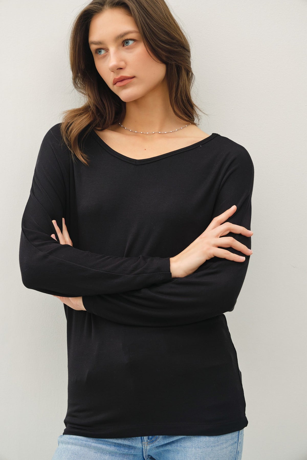 MODAL DOLMAN SLEEVE TOP