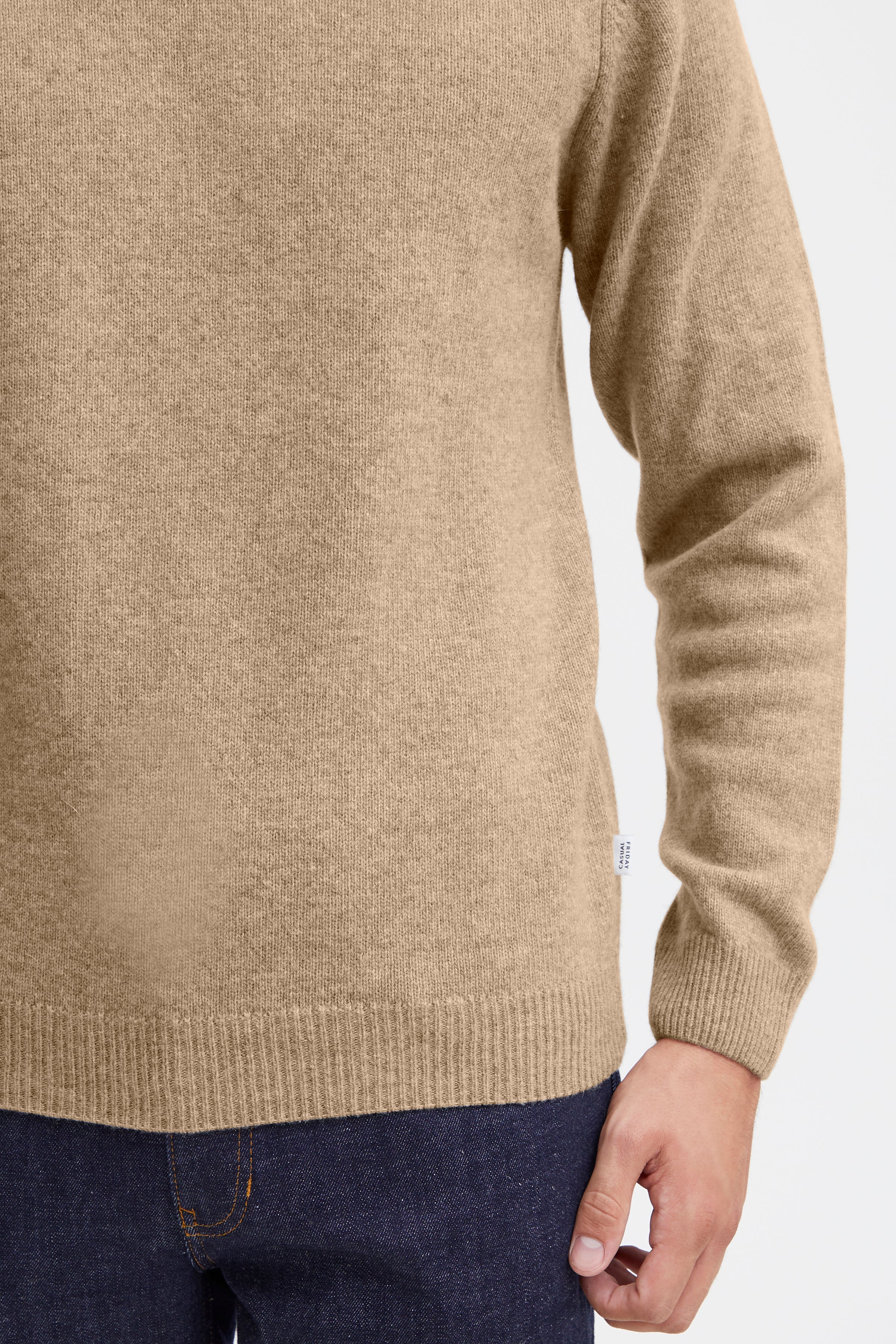 KARL LAMBSWOOL CREW NECK SWEATER