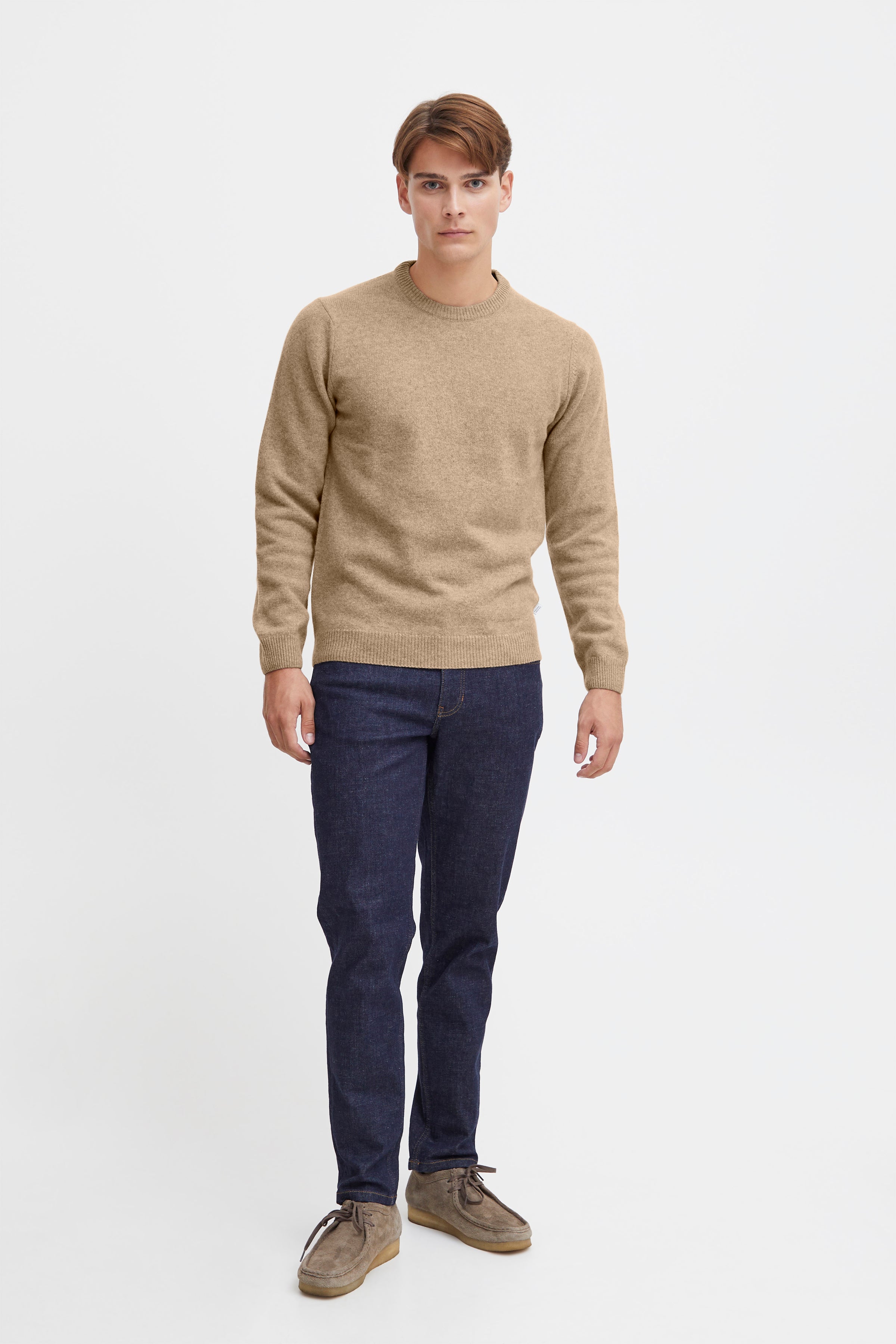 KARL LAMBSWOOL CREW NECK SWEATER