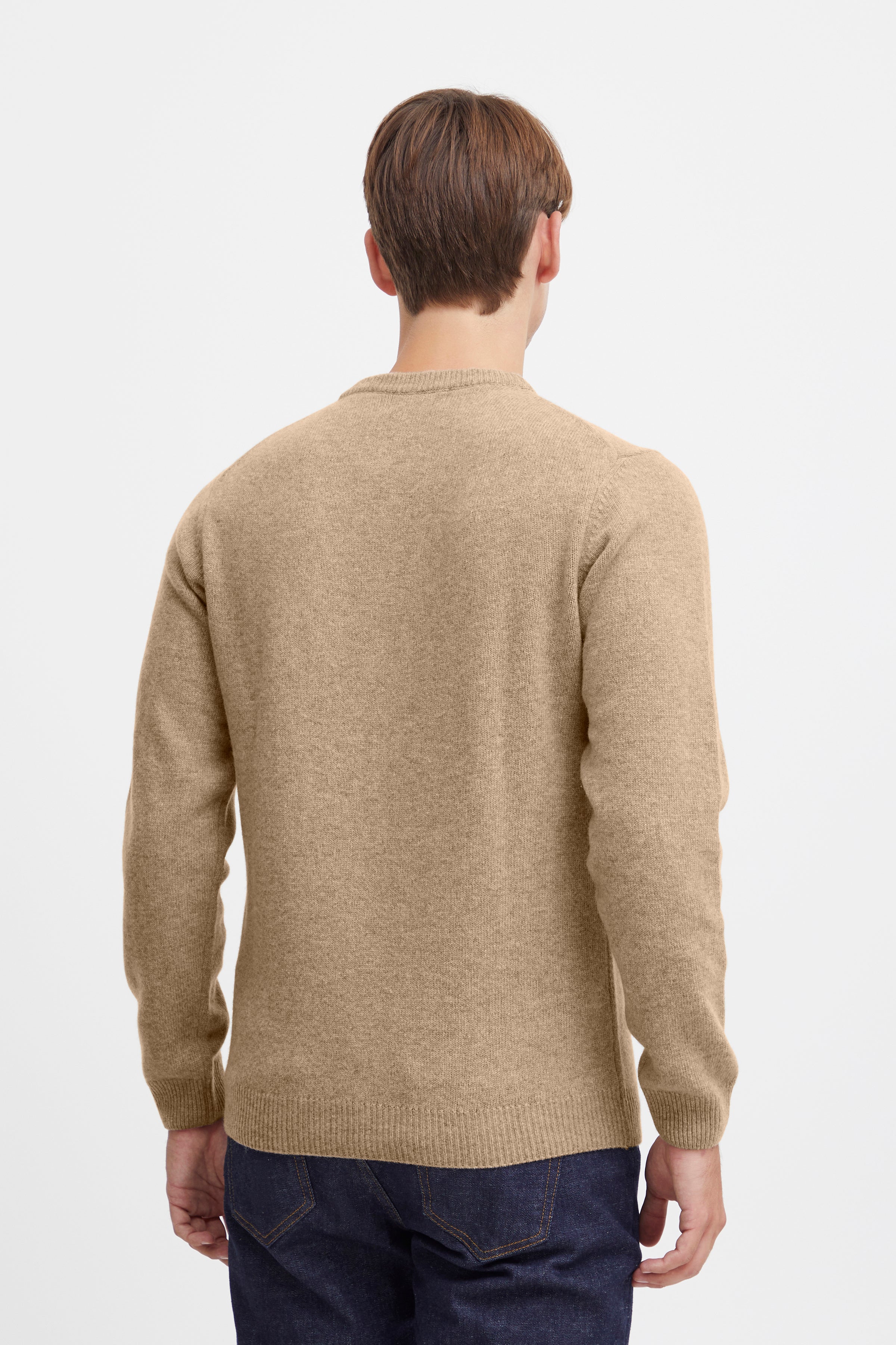 KARL LAMBSWOOL CREW NECK SWEATER