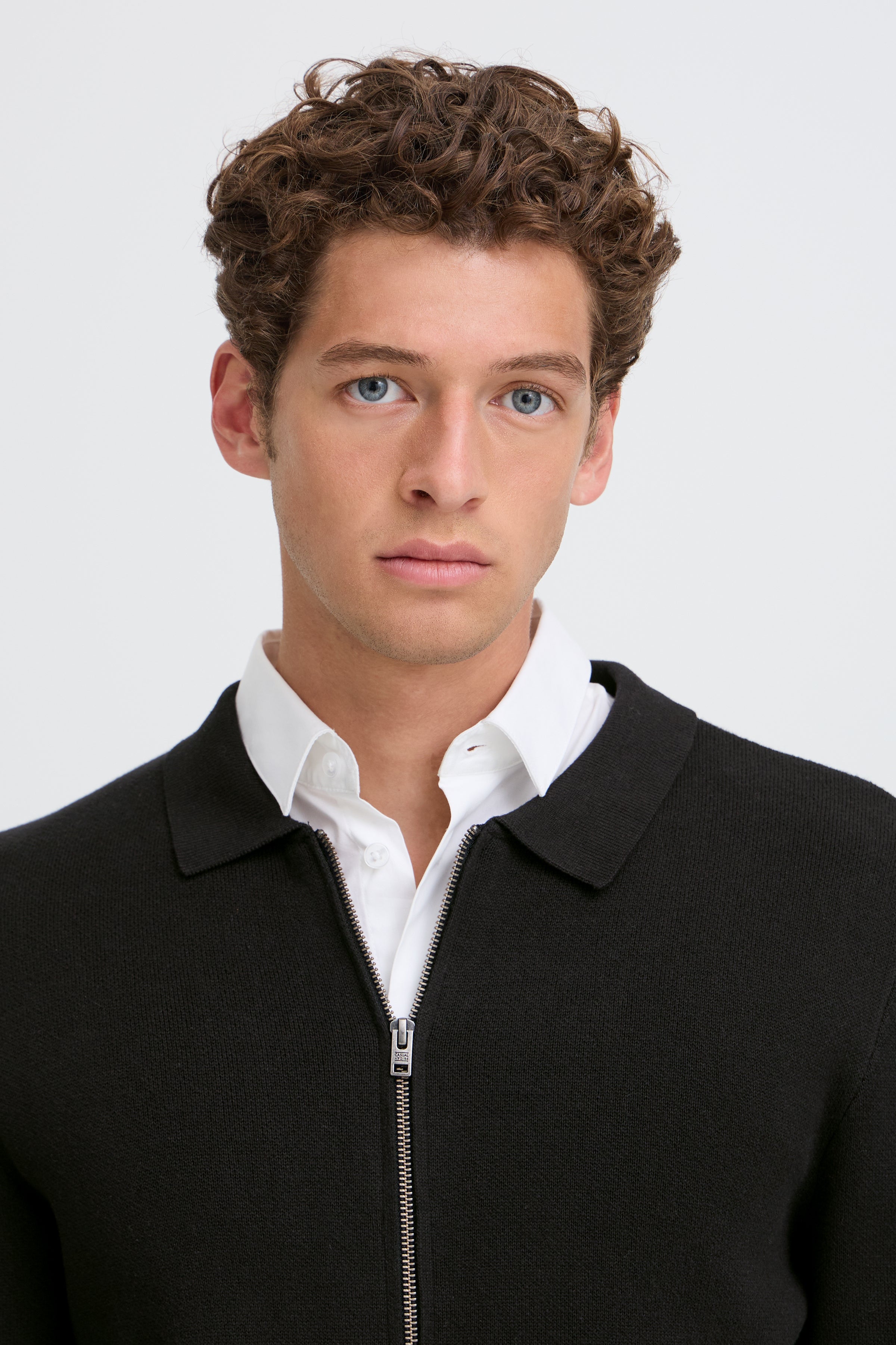 *COMING SOON* CFDIEGO KNIT FULL ZIP CARDIGAN WITH COLLAR