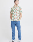 FLAMINGO PRINT SHORT SLEEVE SHIRT