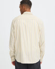 BHDARIS SLUB STRIPE LONG SLEEVE SHIRT