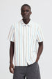 BHABAN VERTICAL STRIPE SHORT SLEEVE SHIRT