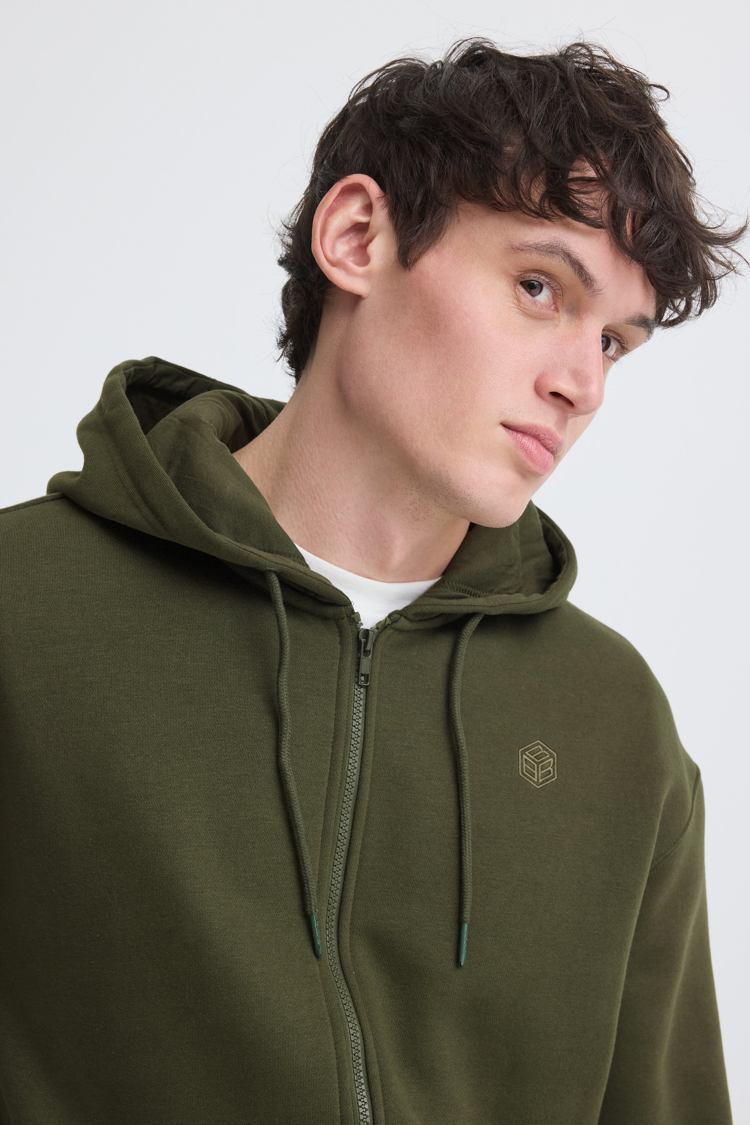 BHJUSTE ZIP THRU HOODED SWEATSHIRT