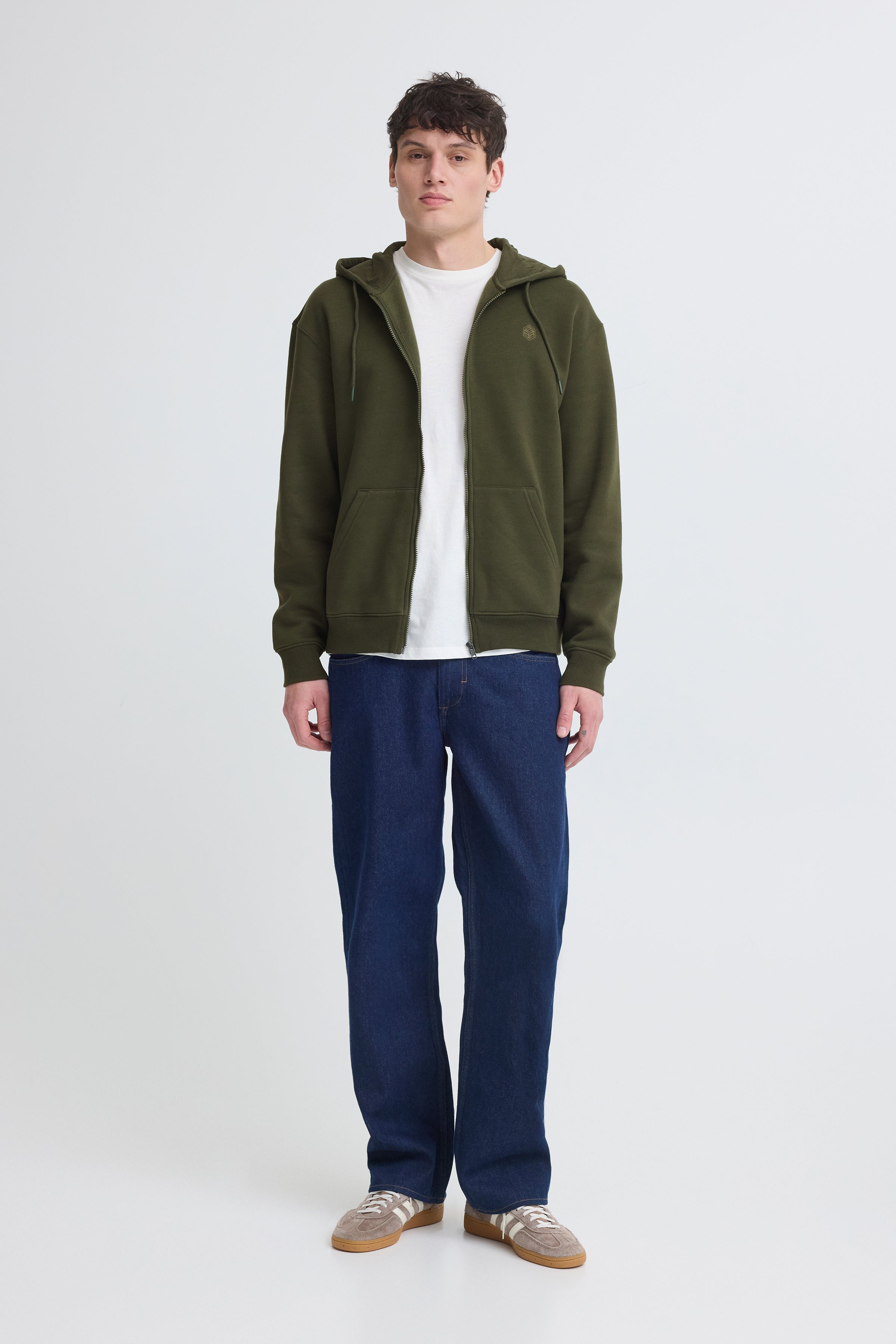 BHJUSTE ZIP THRU HOODED SWEATSHIRT