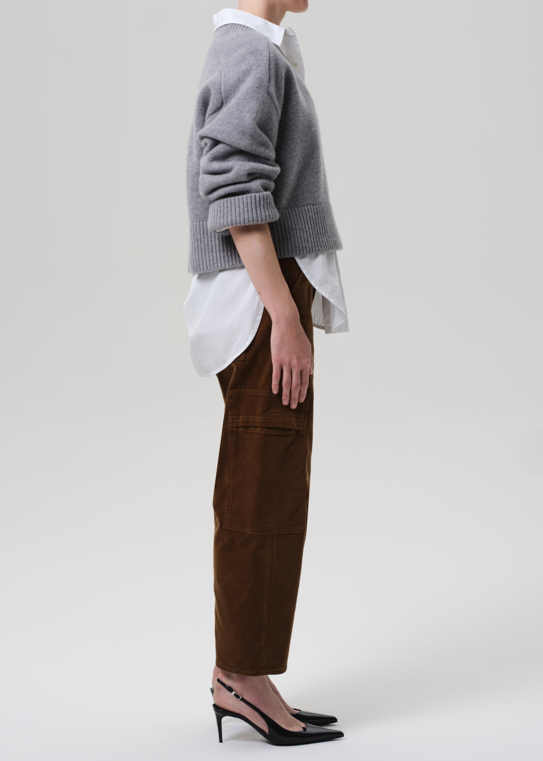 MARCELLE CORDUROY CARGO IN MANUKA