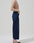 LYRA WIDE LEG CROP IN LOTUS