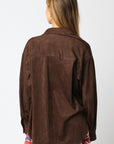 ULTRASUEDE OVERSHIRT