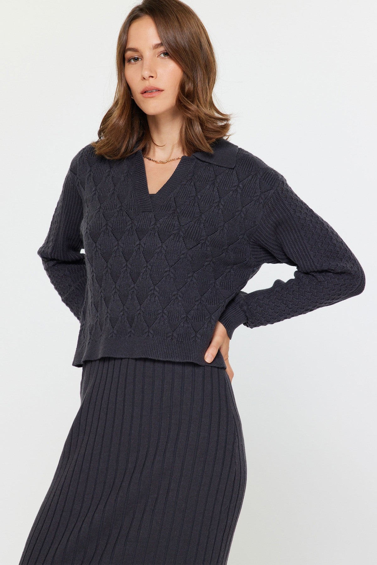 2 PIECE SWEATER DRESS