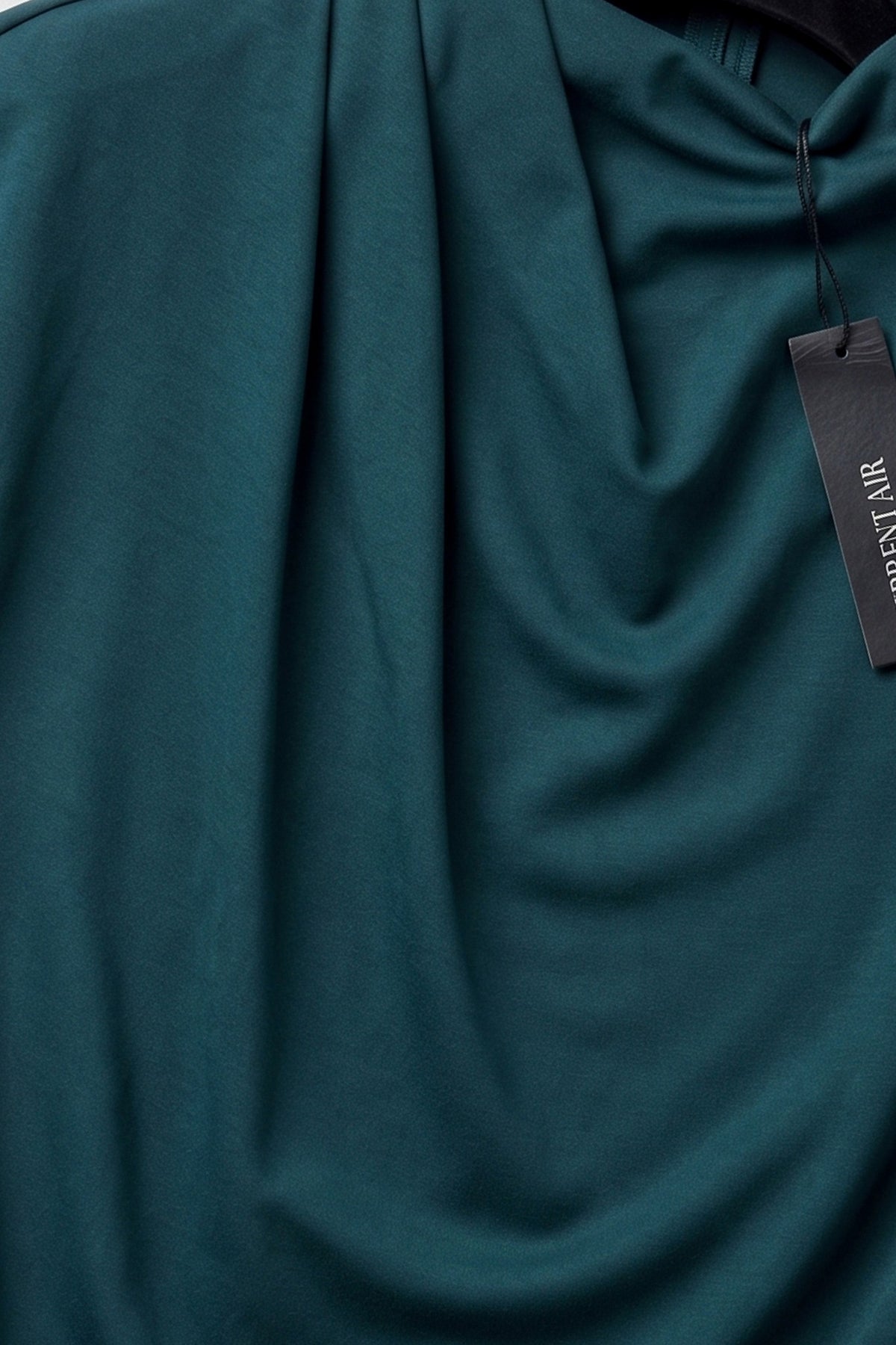 MOCK NECK DOLMAN SLEEVE DRESS