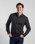 LONG SLEEVE PIQUE SHIRT