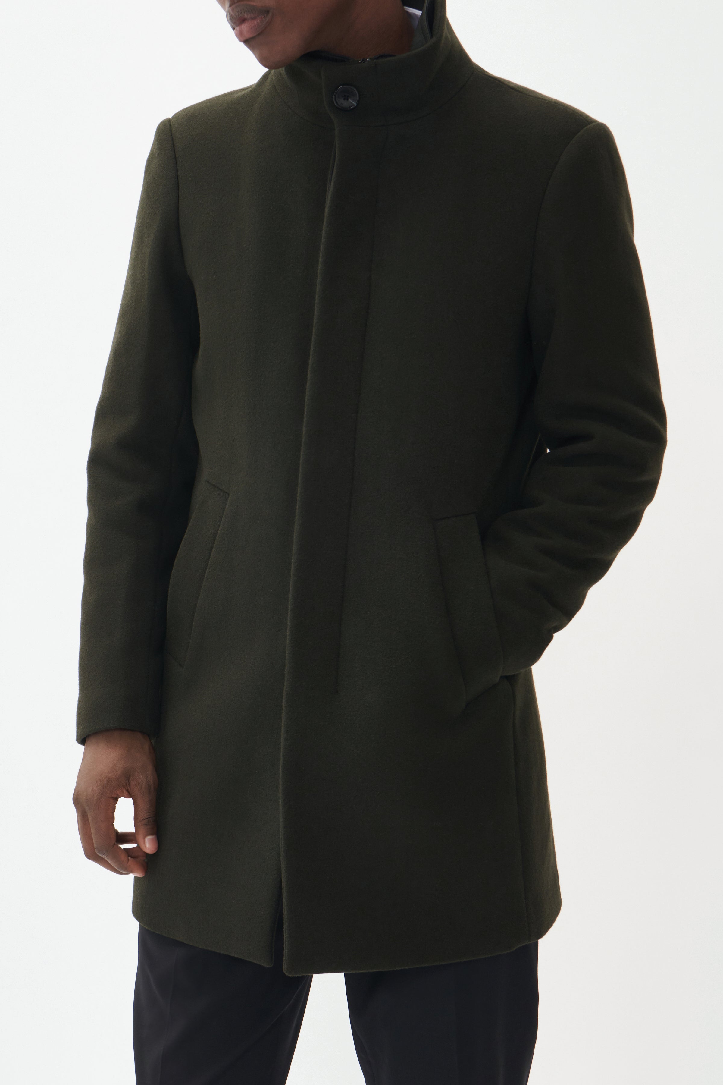 HARVEY N CLASSIC WOOL COAT