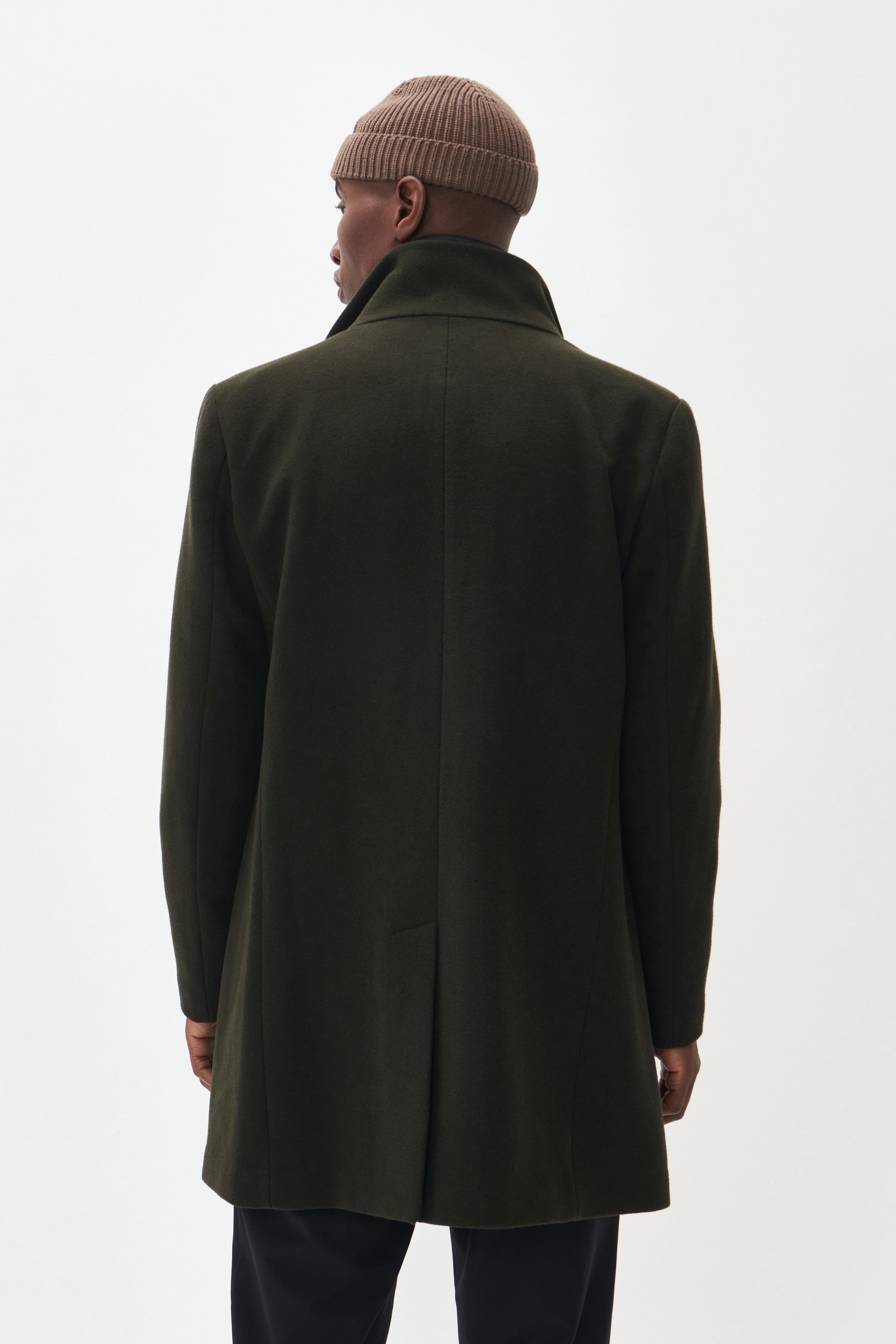 HARVEY N CLASSIC WOOL COAT