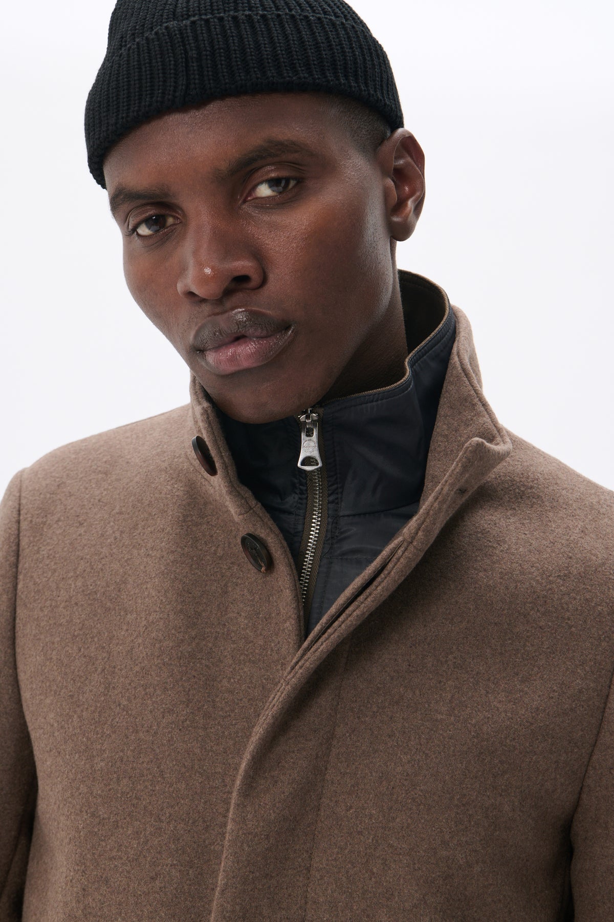 MAHARVEY SHORT WOOL BLEND COAT