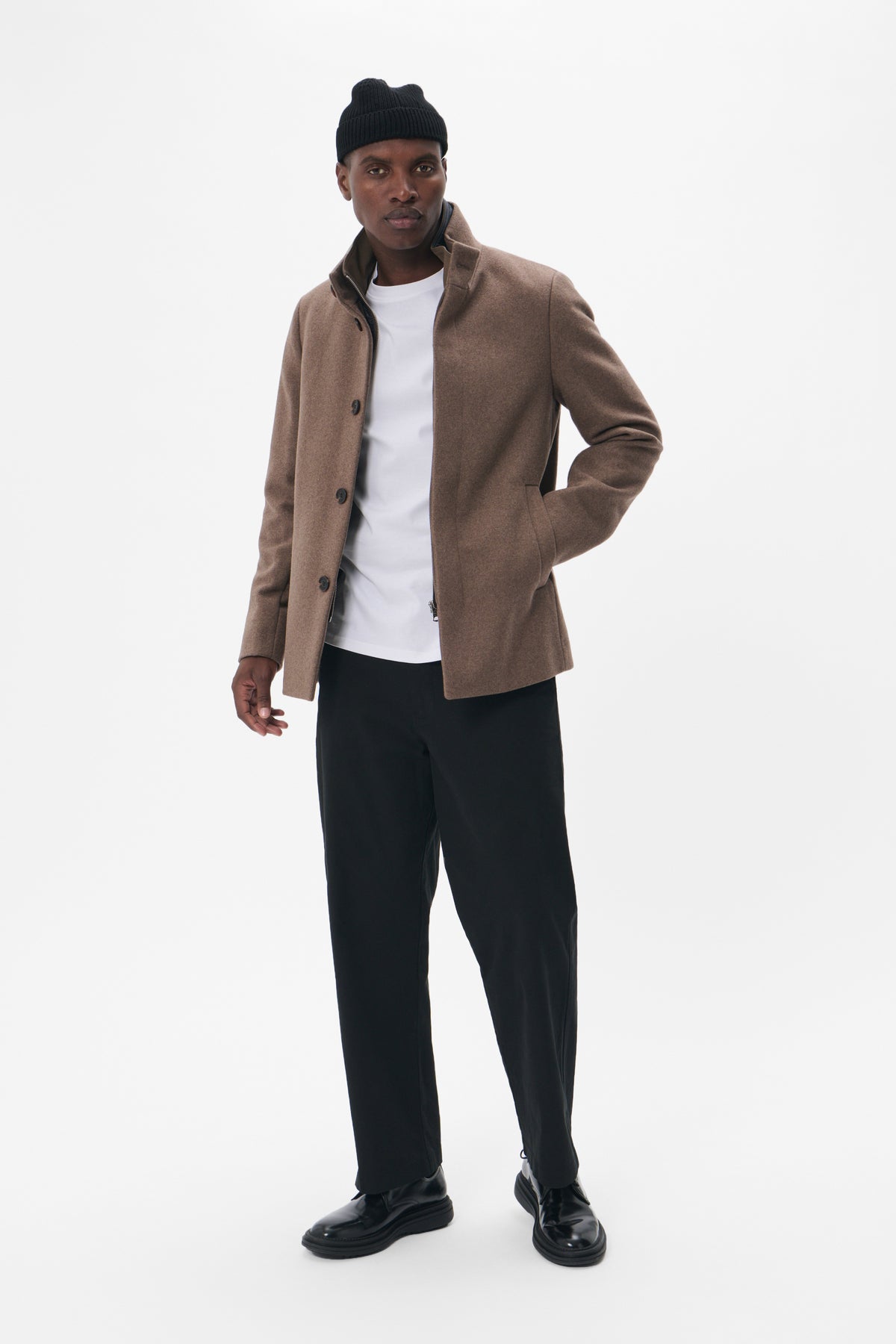 MAHARVEY SHORT WOOL BLEND COAT