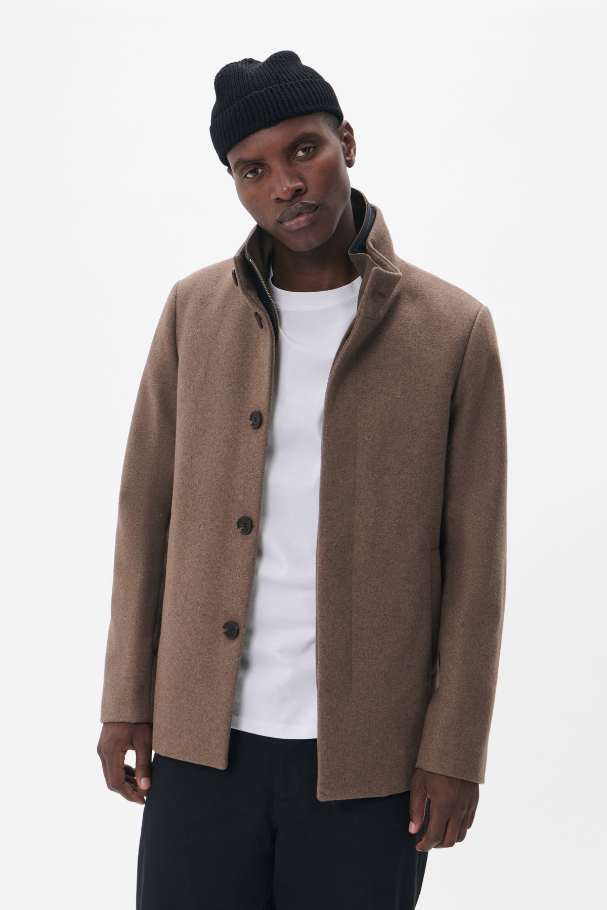 MAHARVEY SHORT WOOL BLEND COAT