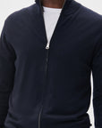 MAMASON MERINO FULL ZIP SWEATER