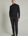 MAMASON MERINO FULL ZIP SWEATER