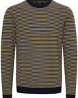 MATRITON STRIPED COTTON SWEATER