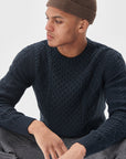 MATRITON CABLE KNIT SWEATER