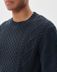 MATRITON CABLE KNIT SWEATER